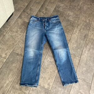 GAP cheeky straight high rise jeans. Like new.